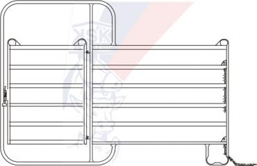 Panel s brankou – délka 3,05m