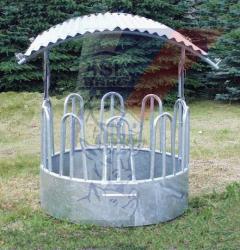 Circular feeder for 10 animals