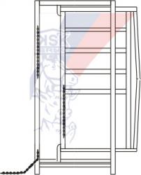 Adjustable alley gate