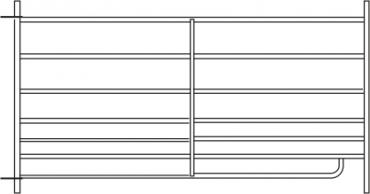 Fixed seven rail hurdle – length 1,83m