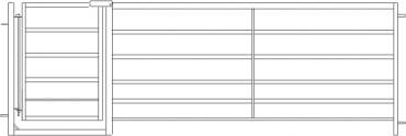 Элемент загона с воротами  - длина 2,75м