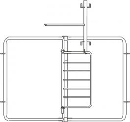 Sorting gate (two-way)