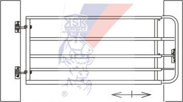 Weidetor – verstellbar 2-3m