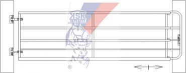 Pastvinová branka – nastavitelná 3-4m