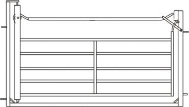 Disengaging and swinging gate – length 1,83m