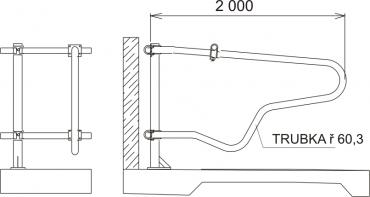 Side barrier – Comfort – length 2m