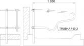 Side barrier – Comfort – length 1,86m