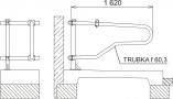 Zábrana „Ideal“ - délka 1,62m