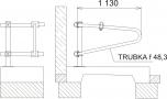 Side barrier – Standart – length 1,13m