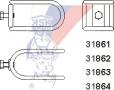 Wire clamp KSK – crosswise 1,5x1,5 inch