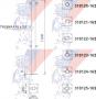 Tabular post with trilateral attachment – length 1,63m – tube diametral 76mm