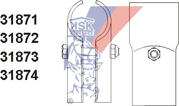 Spona T – rozměr 2x2,5 palce