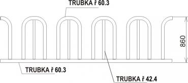 Tombstone feed fence withouth fixation