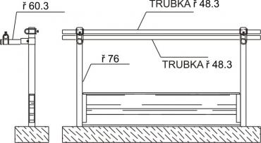 Feed fence unbared, enabling free access