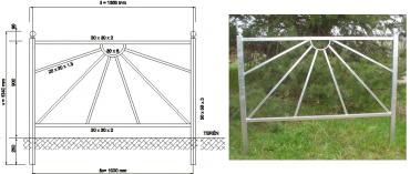 Municipal crush barrier sl - 1,5m